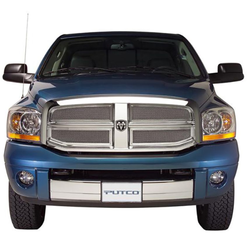 Putco 99132 02-05 RAM 1500 / 2003-2004 RAM 2500-3500 - Replacement Liquid Mesh Grilles