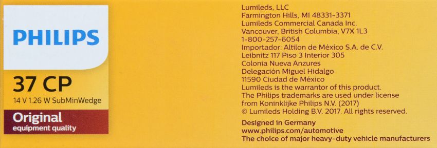 Philips 37CP Philips Standard Miniature 37 Pack of 10