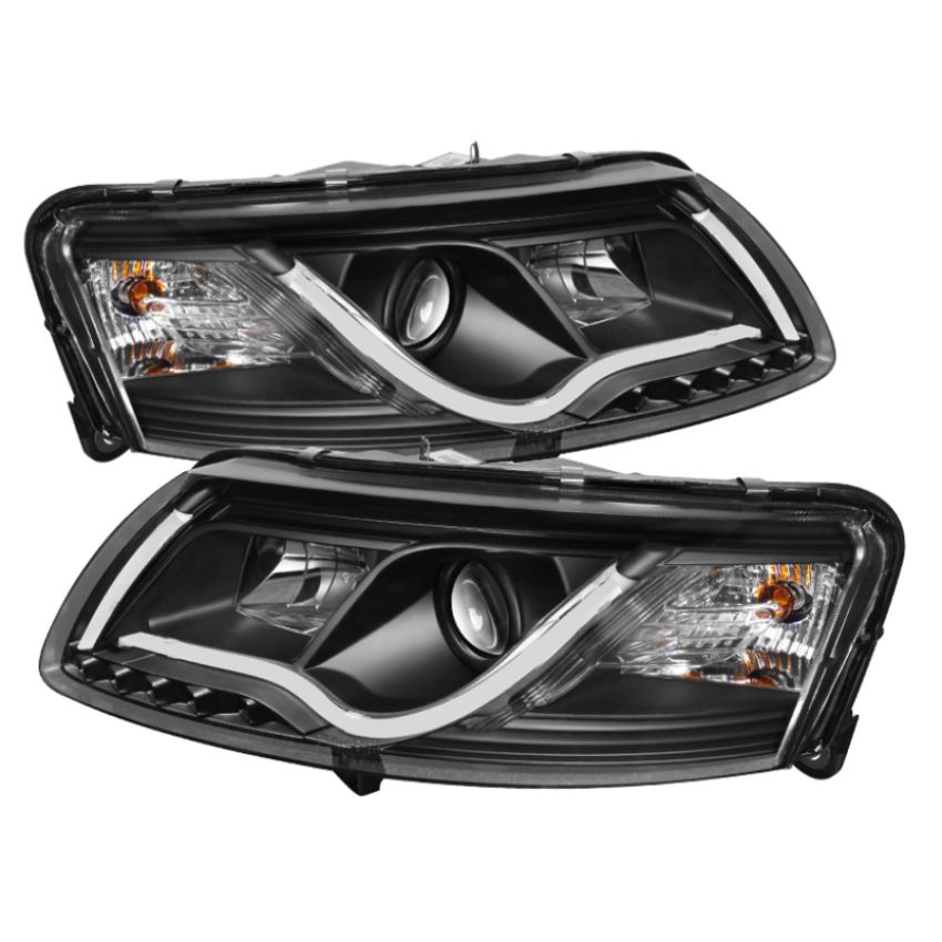 SPYDER 5071903 Projector Headlights - Light Tube - DRL - Black