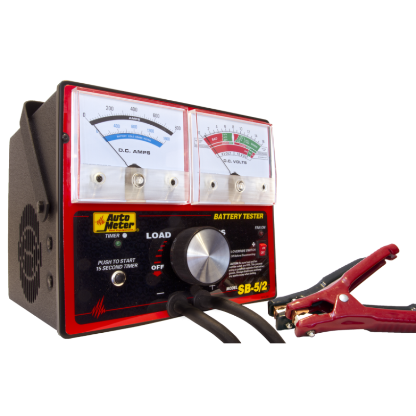 AutoMeter SB-5/2 BATTERY TESTER, 800 AMP W/UNLOADER