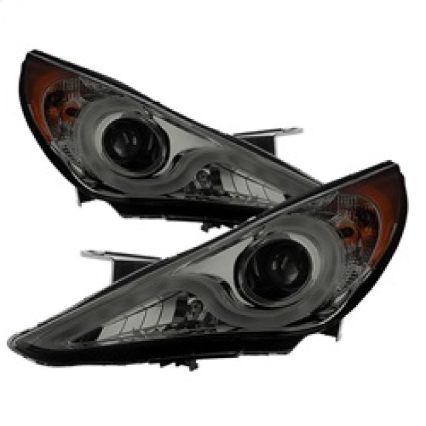 SPYDER 5080899 Projector Headlights - Version 2 - Light Bar DRL - Chrome