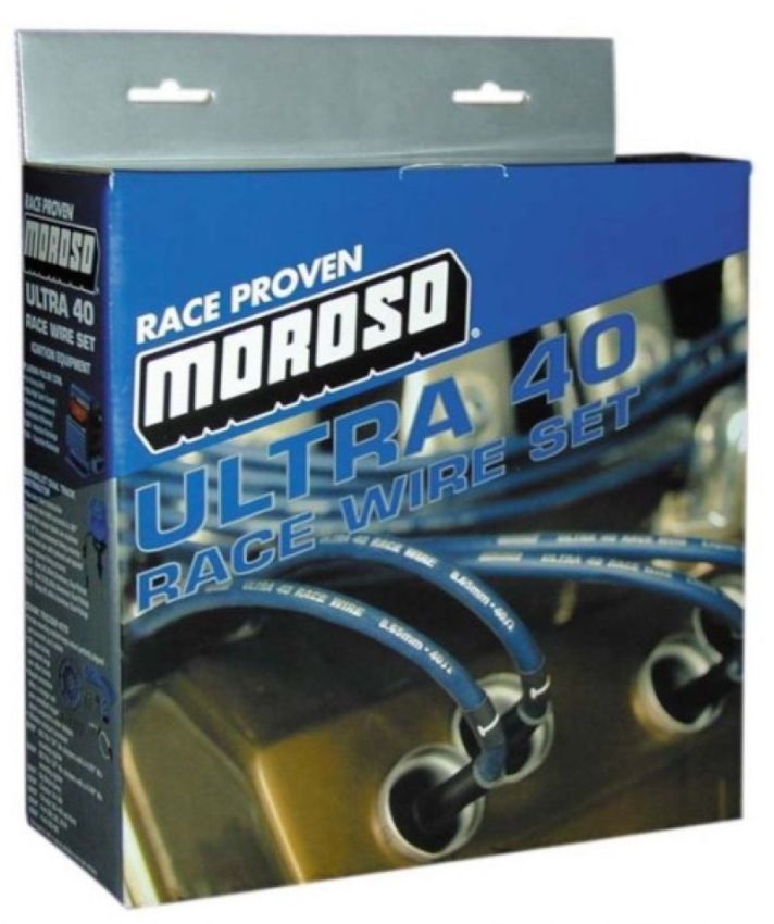 MOROSO MOR73709 Ultra 40 Plug Wire Set - Black