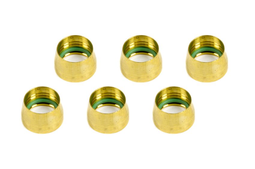 AEROQUIP AERFCM2432 -10 Replacement A/C Brass Sleeves (6pk)