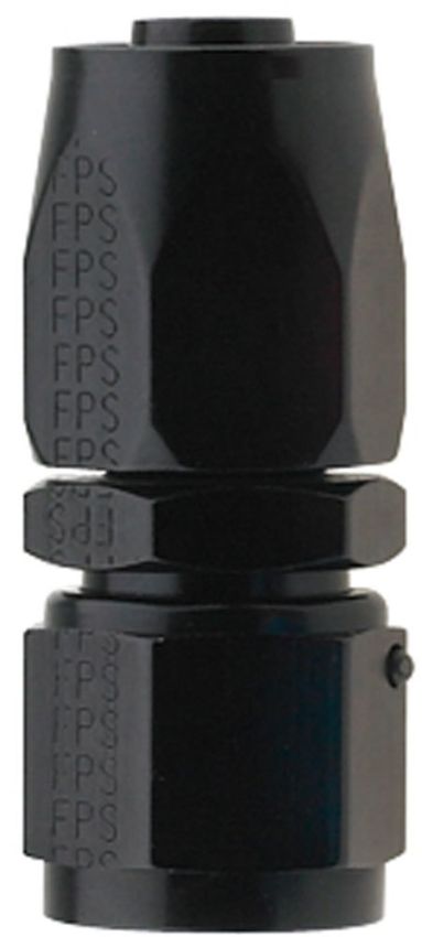 FRAGOLA FRG220108-BL Hose Fitting #8 Straight Pro-Flow Black