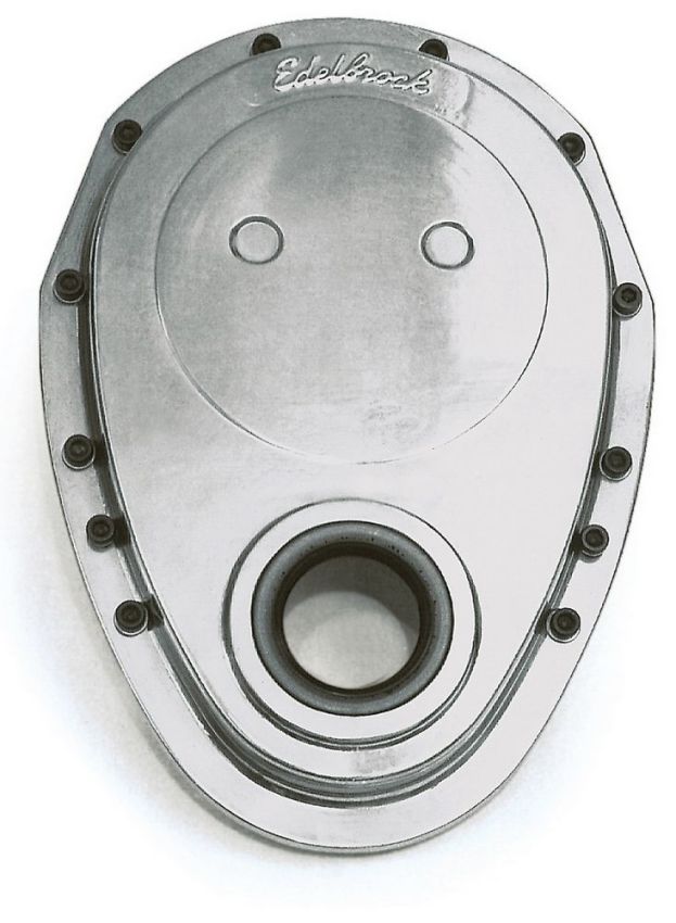 EDELBROCK EDE4240 SBC Aluminum Timing Cover