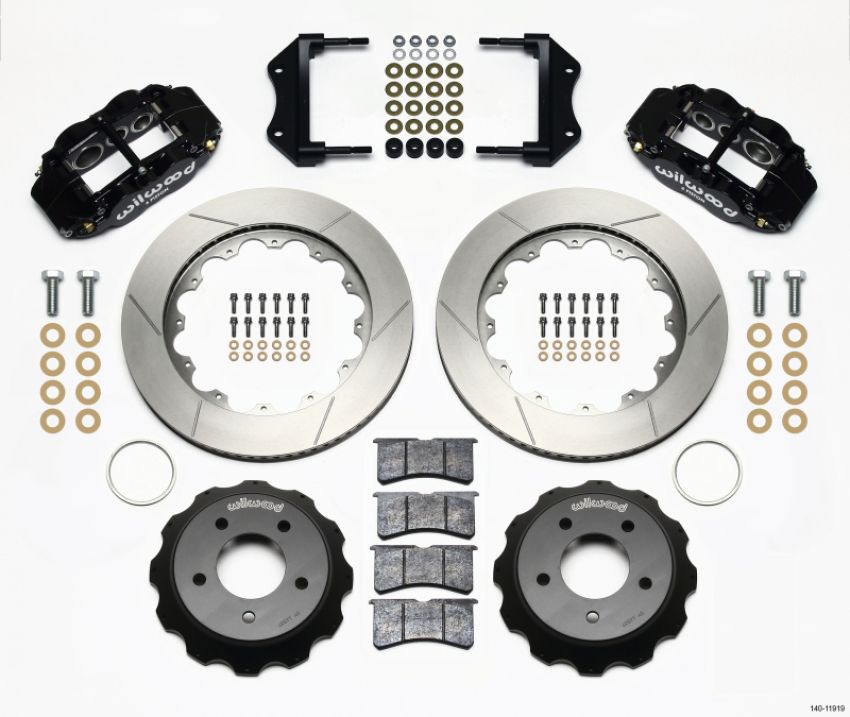 Wilwood 140-11919 Narrow Superlite 6R Front Hat Kit 14.00in 84-87 Corvette C4