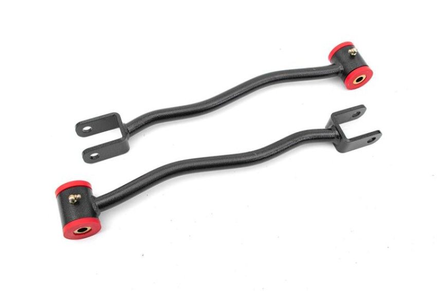 BMR Suspension LTA629H BMR 08-14 Cadillac CTS-V 2nd Gen Lower Trailing Arms Non-Adjustable Poly Bushings - Black Hammertone
