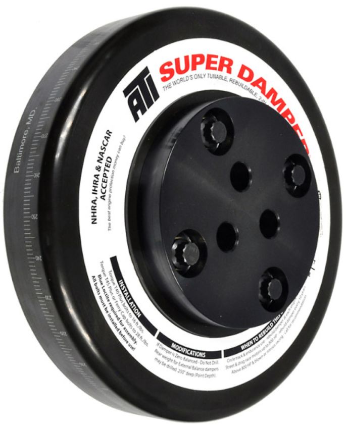 ATI ATI917361 Damper - 8.074in - Steel - Internonal 640 Diesel Tractor - 3 Ring - Diesel