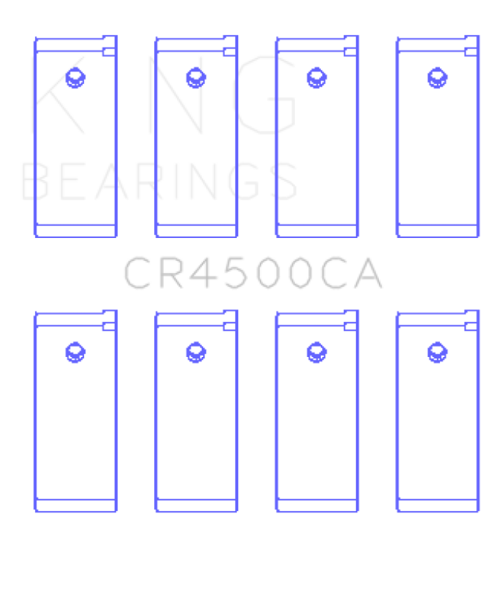 King Engine Bearings CR4500CA0.5 Nissan Yd22/Yd25 (Size +0.50mm) Connecting Rod Bearing Set