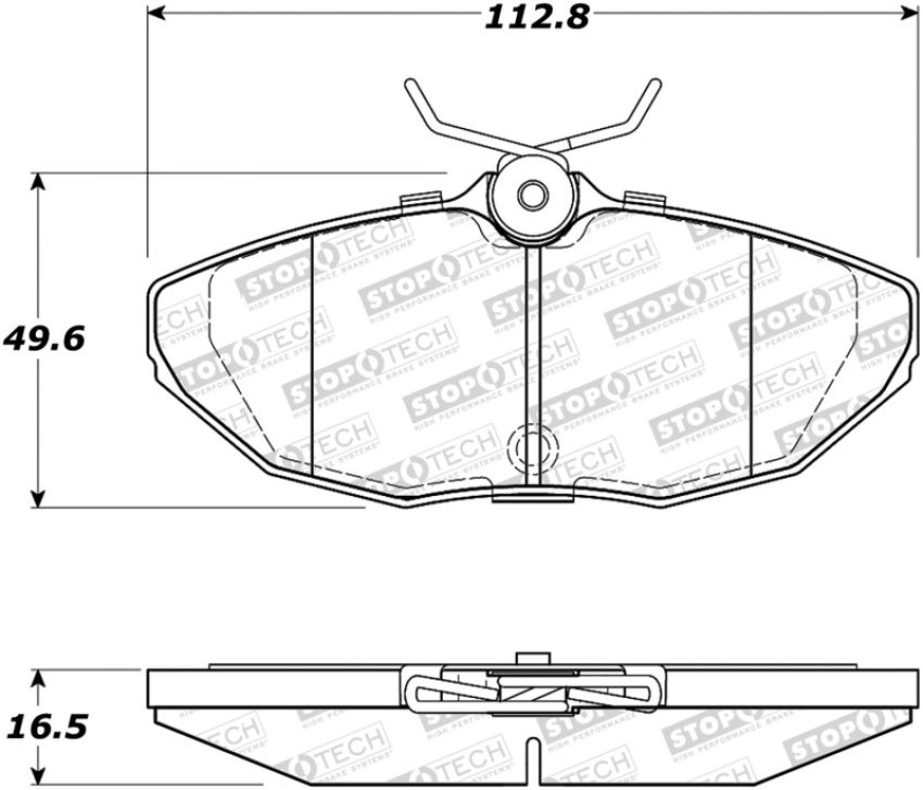 Stoptech 308.09440 Street Brake Pads
