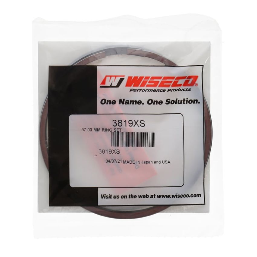 Wiseco 3819XS Wiseco Piston Ring Set, 4 Cycle, 97.00 MM Bore