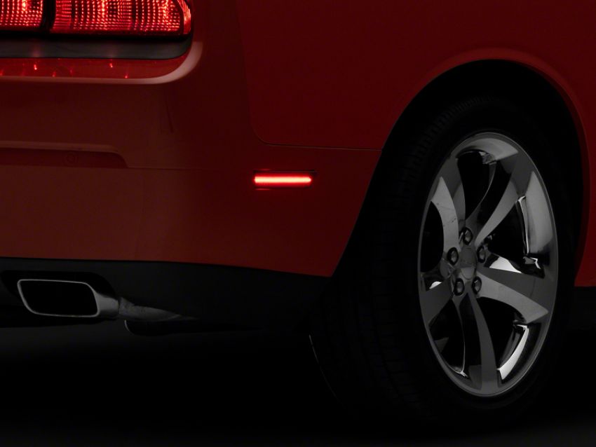 Raxiom CH7123 08-14 Dodge Challenger 11-14 Dodge Charger Axial Series LED Rear Side Marker Lights- Smoked