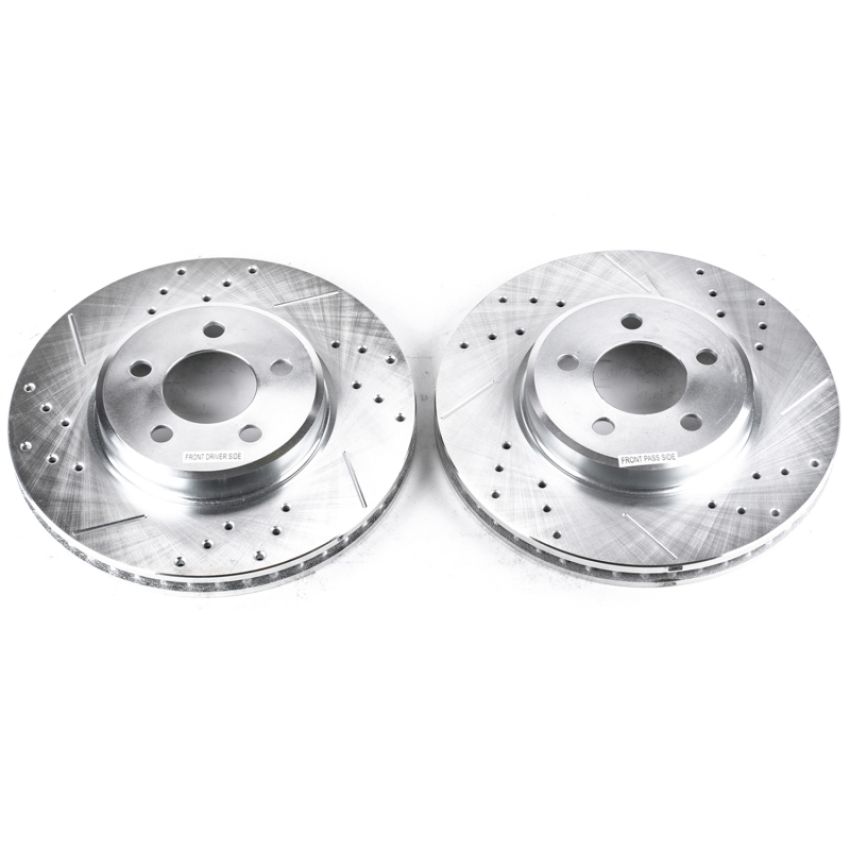 PowerStop AR8358XPR PowerStop Evolution Performance Drilled, Slotted & Plated Brake Rotor Pair