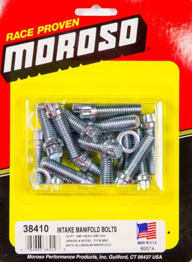 MOROSO MOR38410 Bb Chevy Intake Bolts