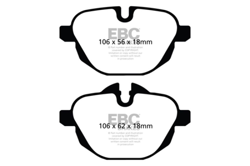 EBC Brakes DP32047C Redstuff Ceramic Low Dust Brake Pads