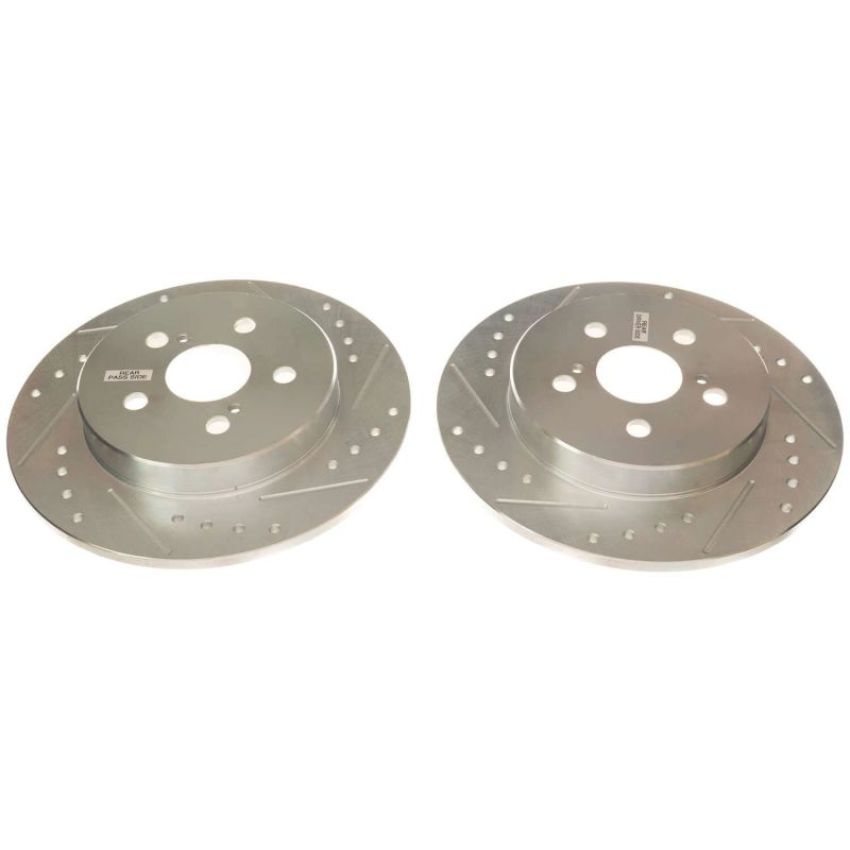 PowerStop JBR1779XPR PowerStop Evolution Performance Drilled, Slotted & Plated Brake Rotor Pair
