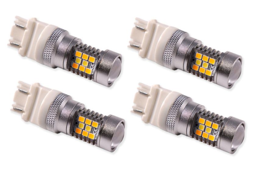 Diode Dynamics DD0053Q 3157 LED Bulb HP24 Dual-Color LED - Cool - White Set of 4