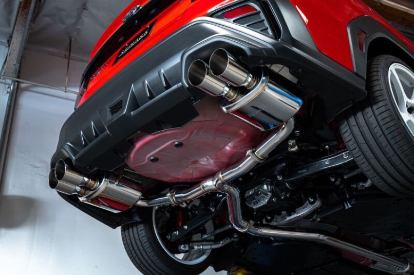 Remark RK-C4076S-02C 22+ Subaru WRX VB Quad Tip Catback Exhaust - Stainless Steel  (Resonated)