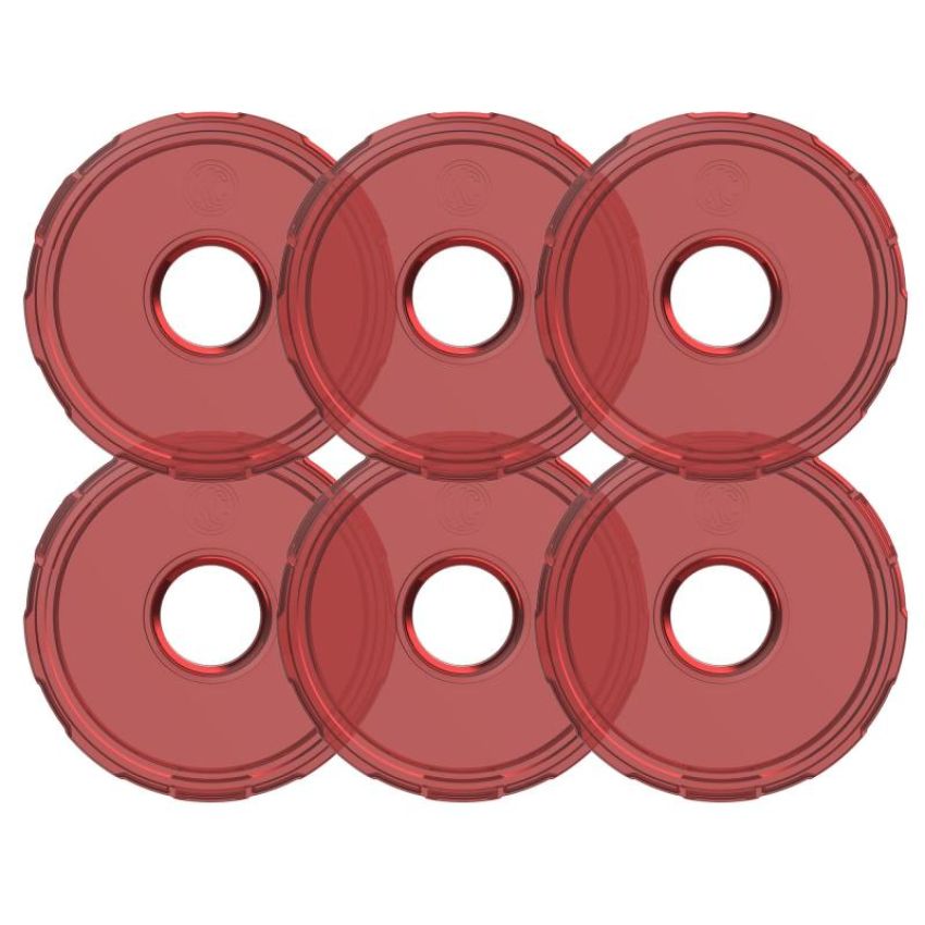 KC HiLiTES 4413 KC Cyclone 2.0 LED - Replacement Lens - Red - 6-PK