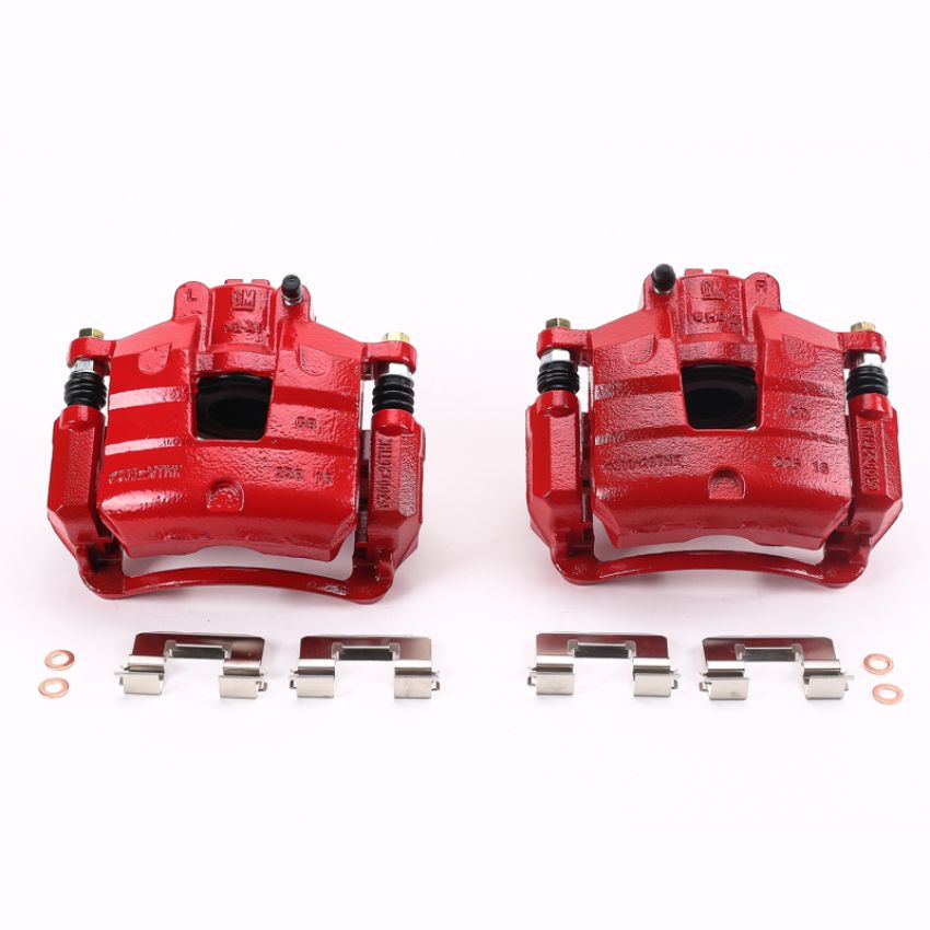 PowerStop S5546 Red Powder Coated Calipers