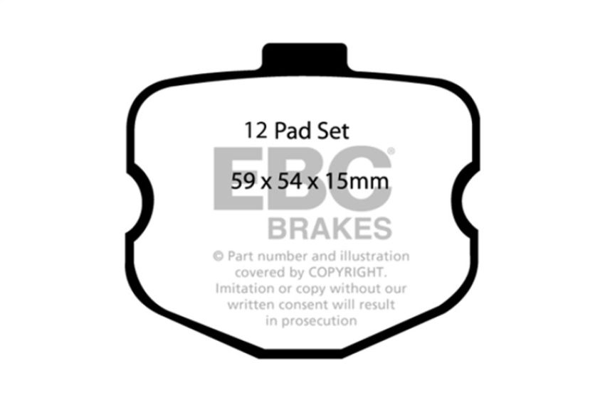 EBC Brakes DP31771C Redstuff Ceramic Low Dust Brake Pads