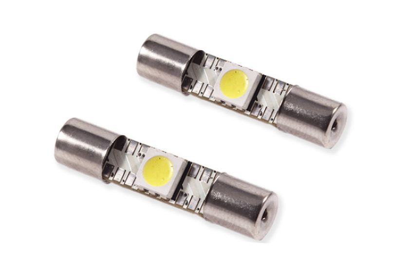 Diode Dynamics DD0042P 28mm SMF1 LED Bulb - Red (Pair)