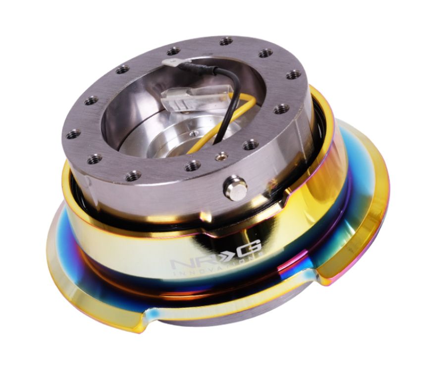 NRG SRK-280GM-MC Quick Release Gen 2.8 - Gun Metal Body / Neochrome Ring
