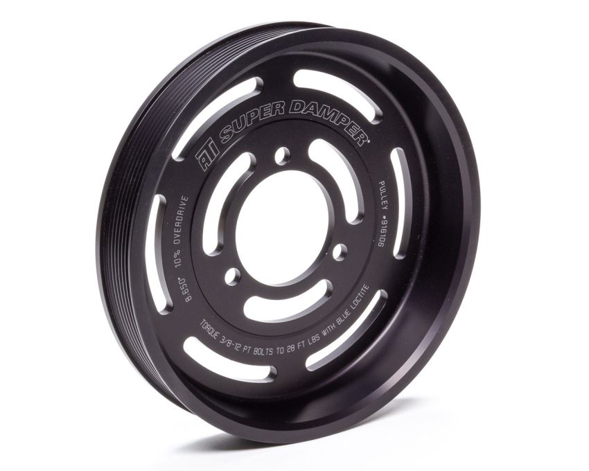 ATI PERFORMANCE ATI916106 Supercharger Pulley 8.86 8-Groove Serpentine