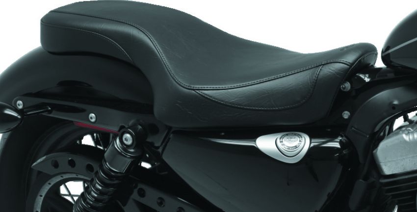 Mustang Motorcycle 75762 Mustang 91-05 Harley Dyna Wide Touring Solo Seat - Black