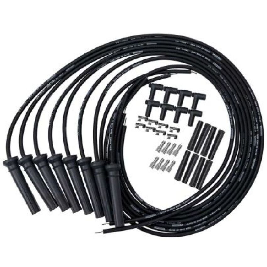 Moroso 73855 Universal GM Pro Stock Remote Coils Ultra 40 Black Wire Set