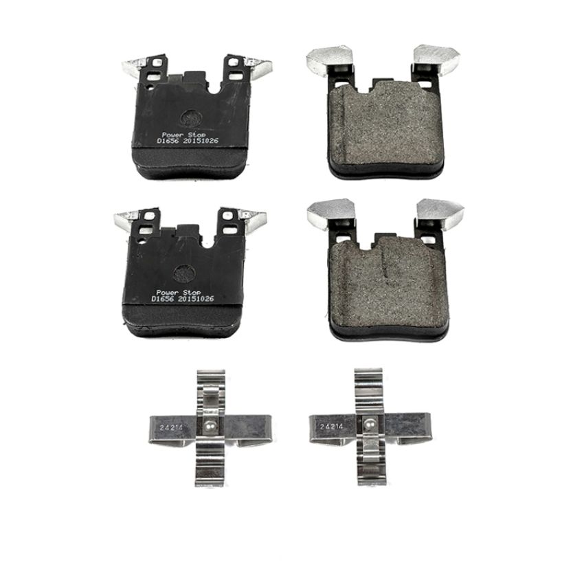 PowerStop 17-1656 PowerStop - Z17 Low-Dust Ceramic Brake Pads with Hardware