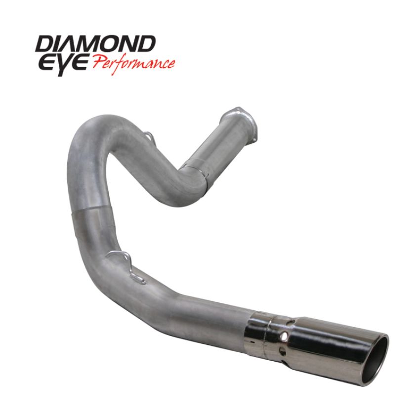 Diamond Eye Performance K5134A Diamond Eye KIT 5in DPF-BACK SGL AL 07.5-08 CHEVY 6 6L 2500/3500 BPCKGD BX46X14X14OD EL-PL
