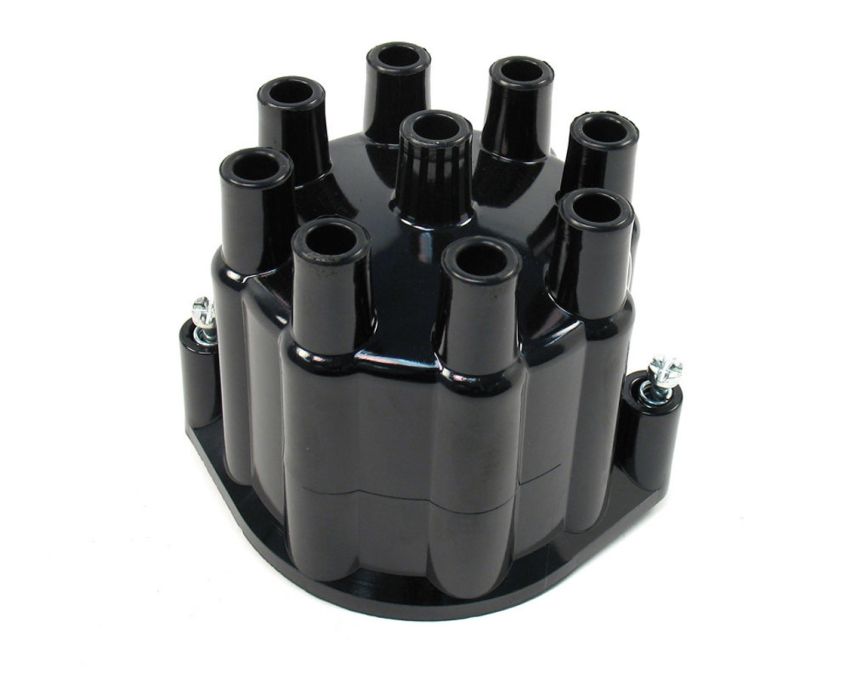 PERTRONIX IGNITION PRTD650700 Distributor Cap - Black Billet V8 Distributors