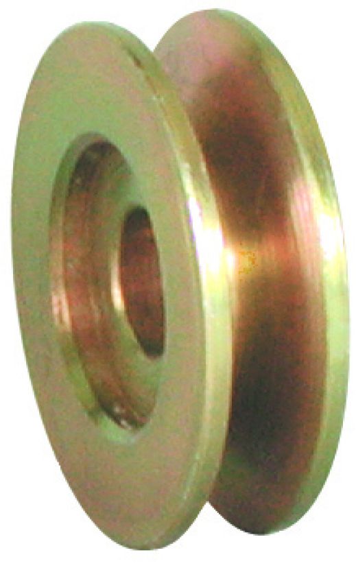 POWERMASTER PWM111 Pulley 1-V Yellow Zinc 2-3/8in OD