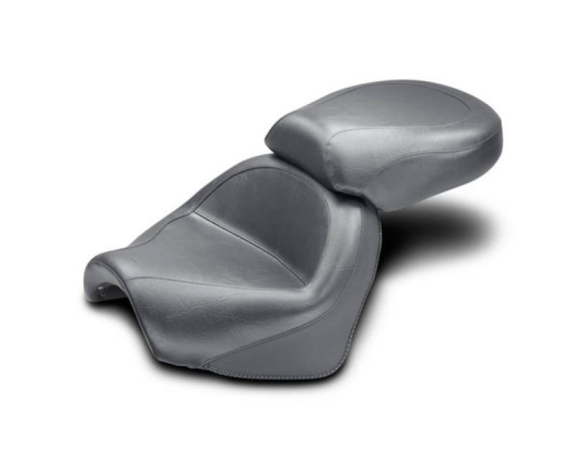 Mustang Motorcycle 75811 Mustang 05-08 Suzuki Bouleva C50, 05-08 C50T, 01-04 VL800 Volusia Touring 2PC Seat - Black