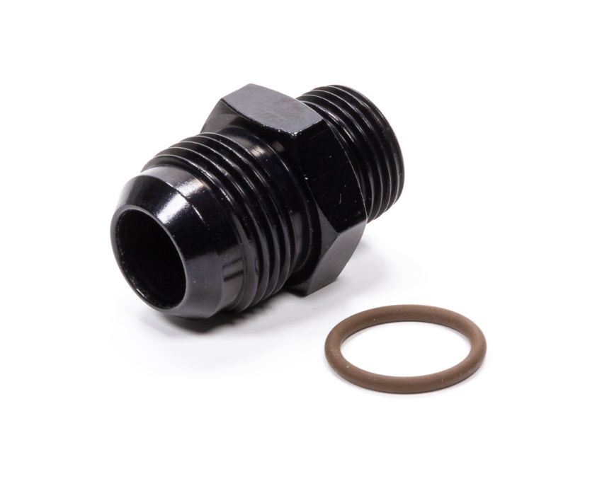 FRAGOLA FRG495108-BL #12 x 7/8-14 (#10)Radius O-Ring Fitting Black