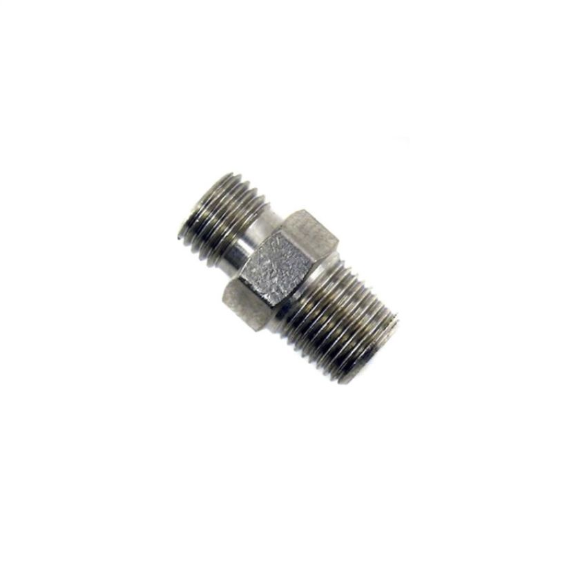 Nitrous Express 16108M 3AN X 1/8 NPT STRAIGHT FITTING MODIFIED TO HOLD A JET
