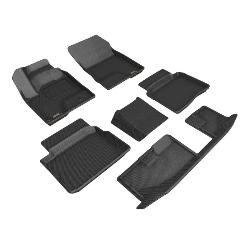 3D MAXpider L1MT07301509 22-25 Mitsubishi Outlander Phev - Kagu Floor Mat - Black