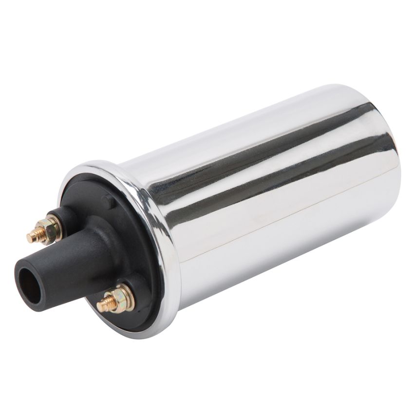 EDELBROCK EDE22740 Max-Fire Ignition Coil Oil Filled - Chrome