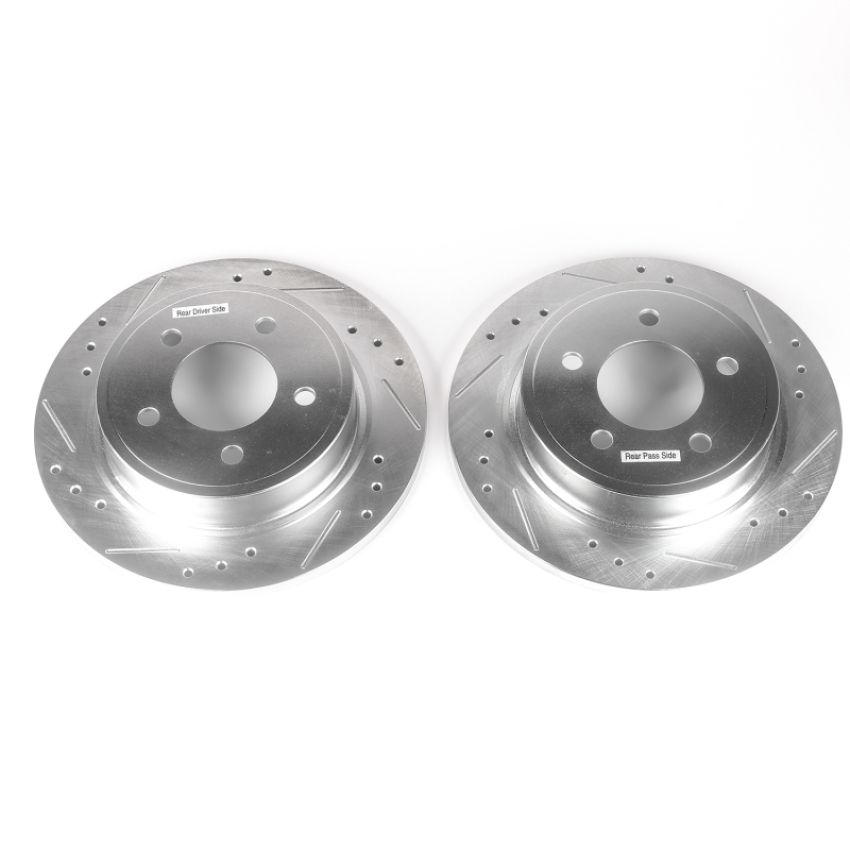 PowerStop AR8759XPR PowerStop Evolution Performance Drilled, Slotted & Plated Brake Rotor Pair