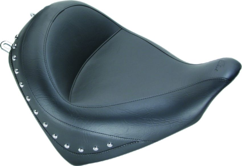 Mustang Motorcycle 76280 Mustang 10-21 Honda VT1300CX Fury Wide Touring Solo Seat w/Studs - Black