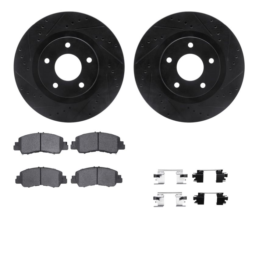 Dynamic Friction 8512-39015 Rotor Kit