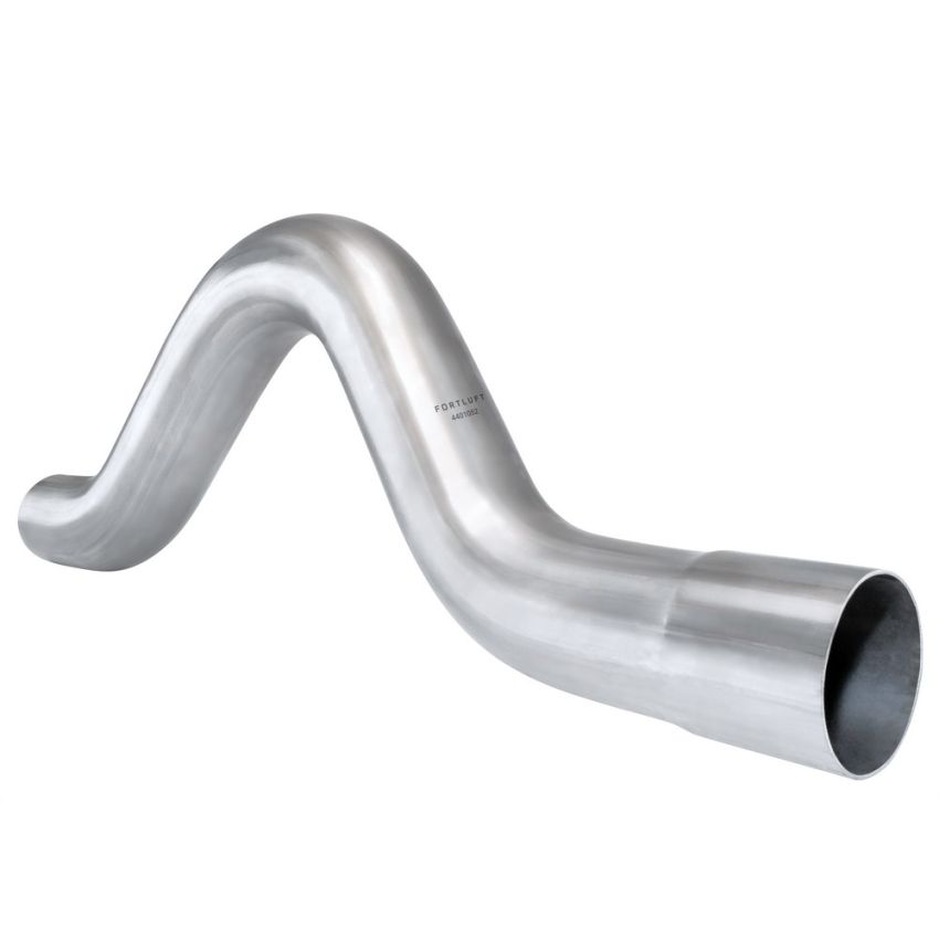 FORTLUFT 4401052 Exhaust Bend Pipe Bypass Rear Axle 2.50'' Stainless Steel