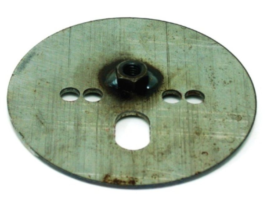 Ridetech 90000027 Air spring patten plate with 7/16 nut, centered, 1/8