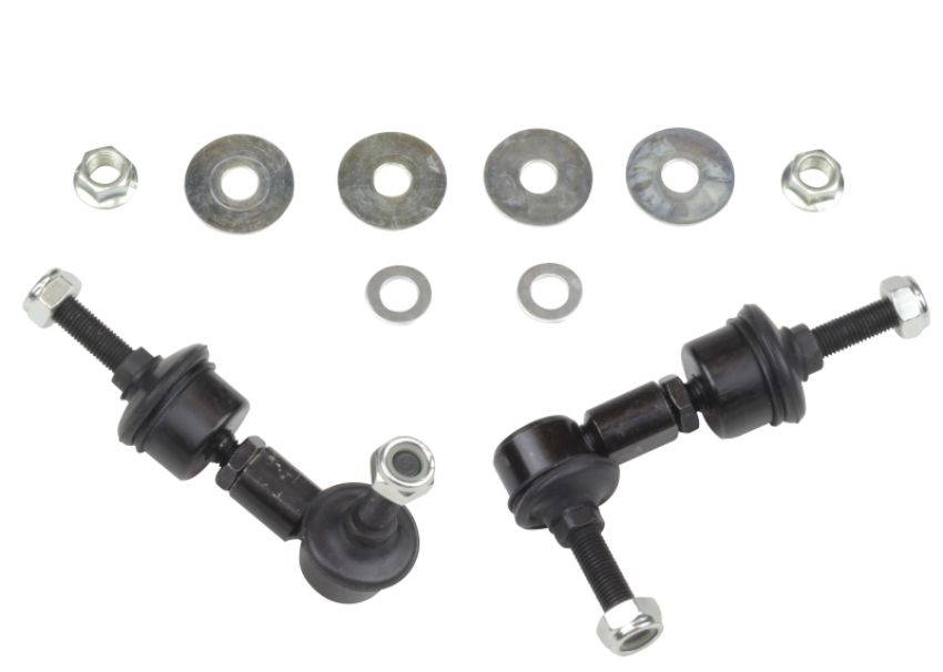 Whiteline KLC157 5/05+ Ford Focus / 04+ Mazda 3 BK Rear Swaybar Link Kit H/Duty Adj Steel Ball