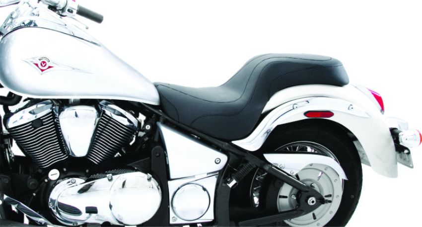 Mustang Motorcycle 76128 Mustang 06-21 Kawasaki Vulcan 900 Classic & Custom DayTripper 1PC Seat - Black