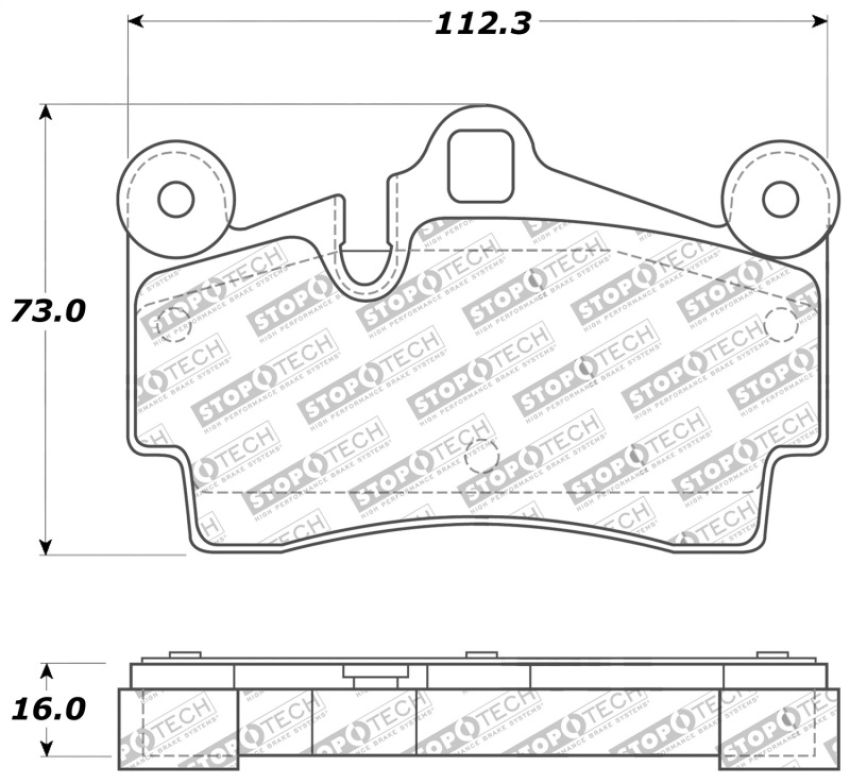 Stoptech 309.09780 Performance Brake Pads