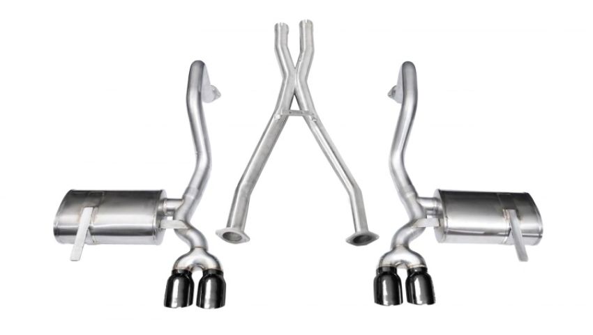 CORSA Performance 14114BLK Corsa 1997-2004 Chevrolet Corvette C5 Z06 5.7L V8 Black Xtreme Cat-Back + XO Exhaust