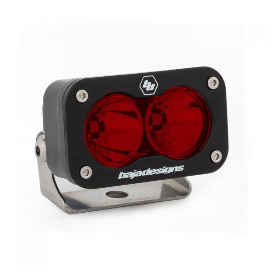 Baja Designs 540001RD S2 Sport Black LED Auxiliary Light Pod