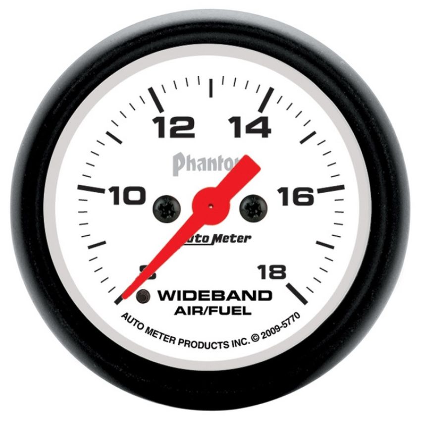 AutoMeter 5770 GAUGE, AIR/FUEL RATIO-WIDEBAND, ANALOG, 2 1/16